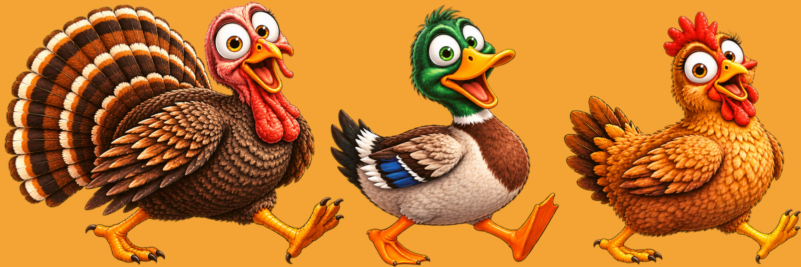 Fall-themed Thanksgiving banner